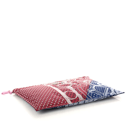 Hermes Swift Milo Silk Bandana Pilo Pouch Bordeaux Marine Mauve Sylvestre Rouge Sellier 4 of 8