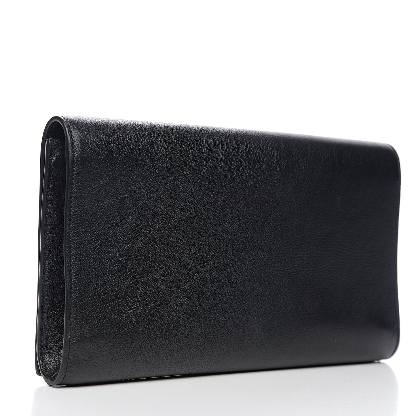 Calfskin Monogram Large Belle De Jour Clutch Black
