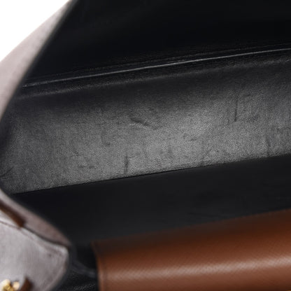 Prada Saffiano Cuir Medium Double Bag Cannella Black 10 of 10
