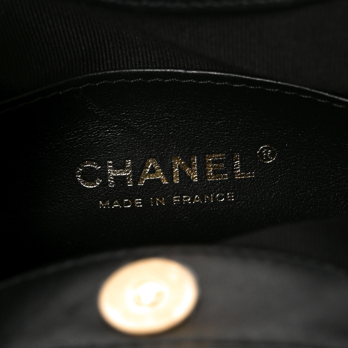 Chanel Lambskin Plexiglass Tortoise Shell Quilted Mini Pouch Black 6 of 10