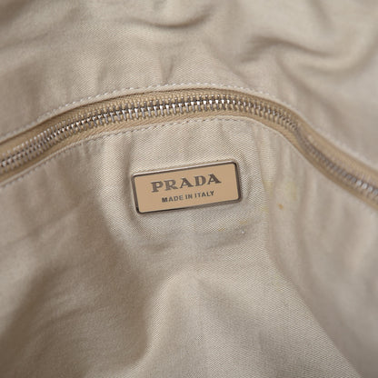 Prada Calfskin Wrapping Satchel Bag Black 6 of 15