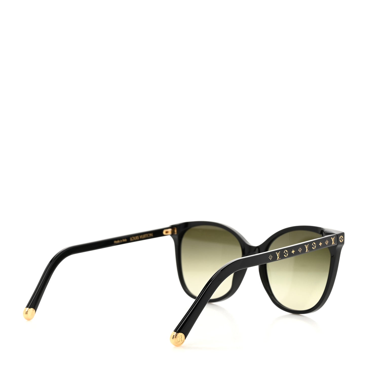 Acetate My Monogram Light Cat Eye Sunglasses Z1657W Black