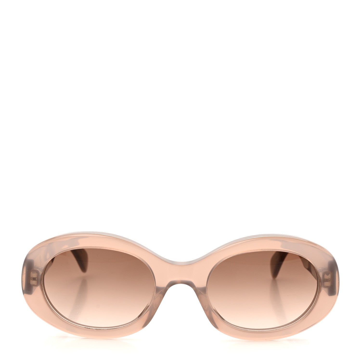 Celine Acetate Triomphe 01 Sunglasses CL 40194U Milky Hazelnut 2 of 7