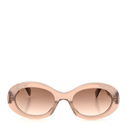Celine Acetate Triomphe 01 Sunglasses CL 40194U Milky Hazelnut 2 of 7