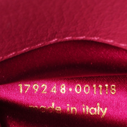 Saint Laurent Goatskin Small Belle de Jour Clutch Fuchsia 7 of 8