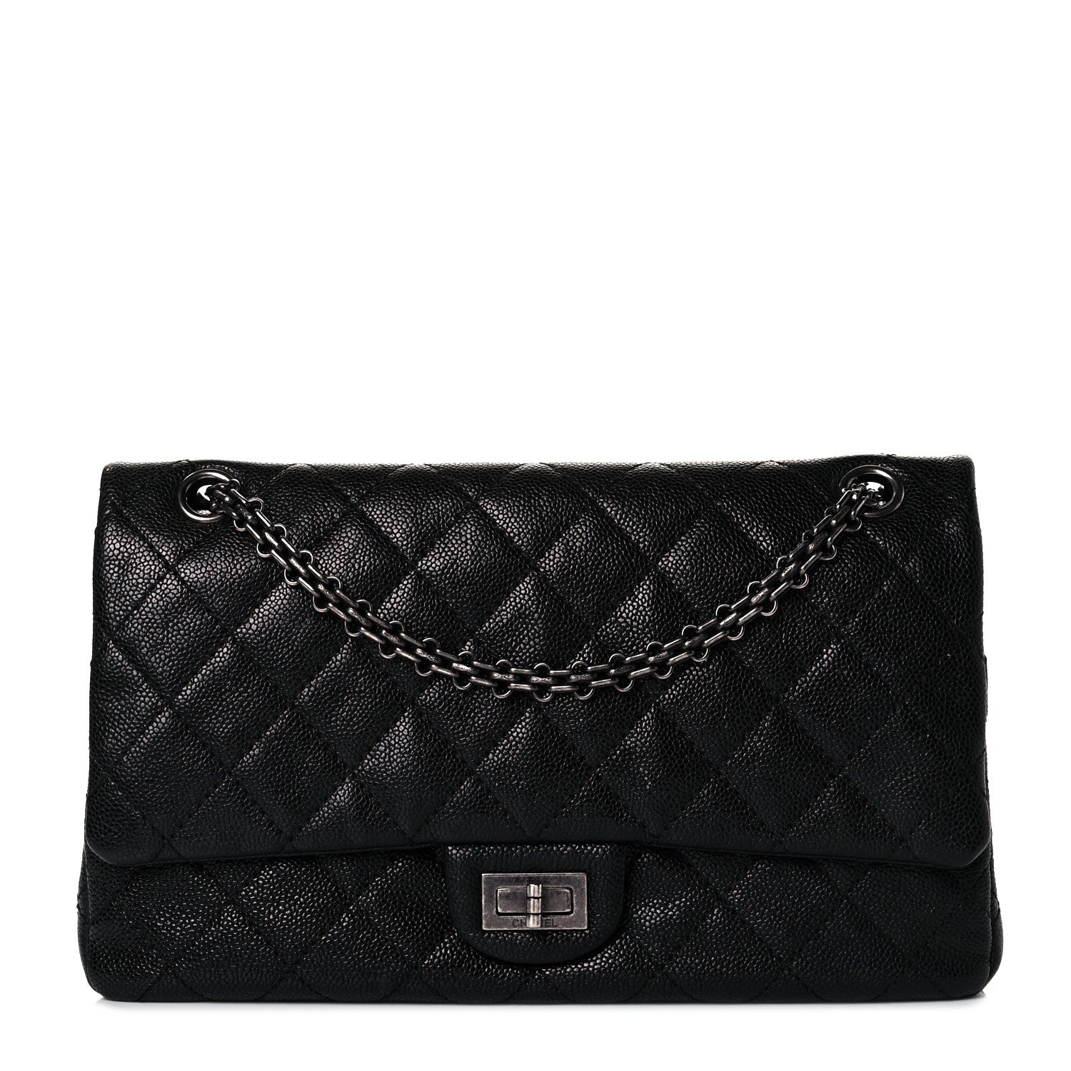 Chanel Caviar Quilted 2.55 Reissue 226 Flap Black 1 of 13