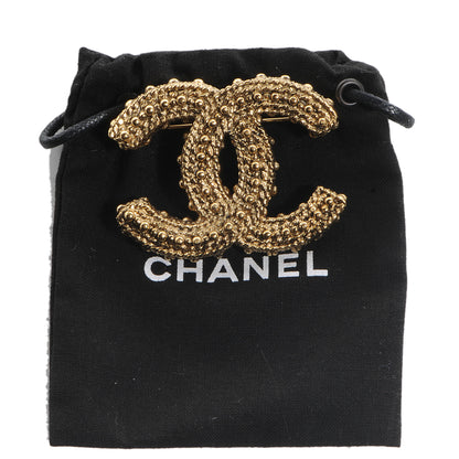 Chanel Large CC Brooch Gold 6 of 6