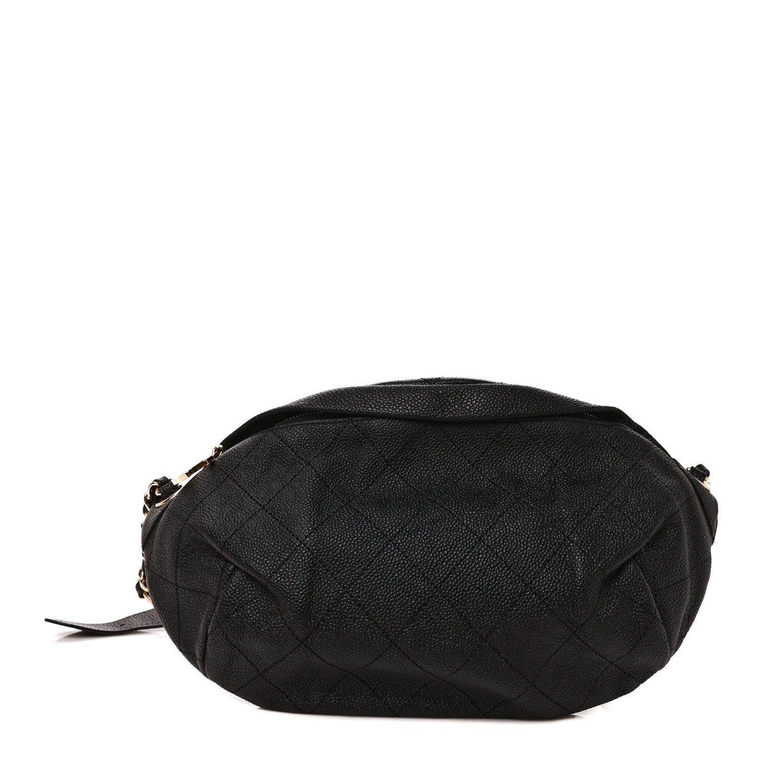 Chanel Caviar Stitched Banane Waist Bag Fanny Pack Black 1 of 8