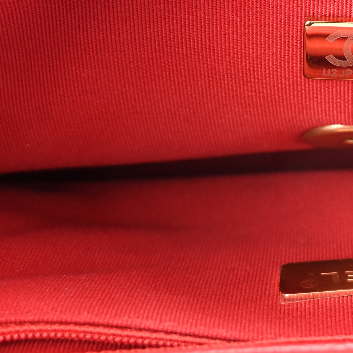 Chanel Lambskin Quilted Medium Chanel 19 Flap Red 6 of 9