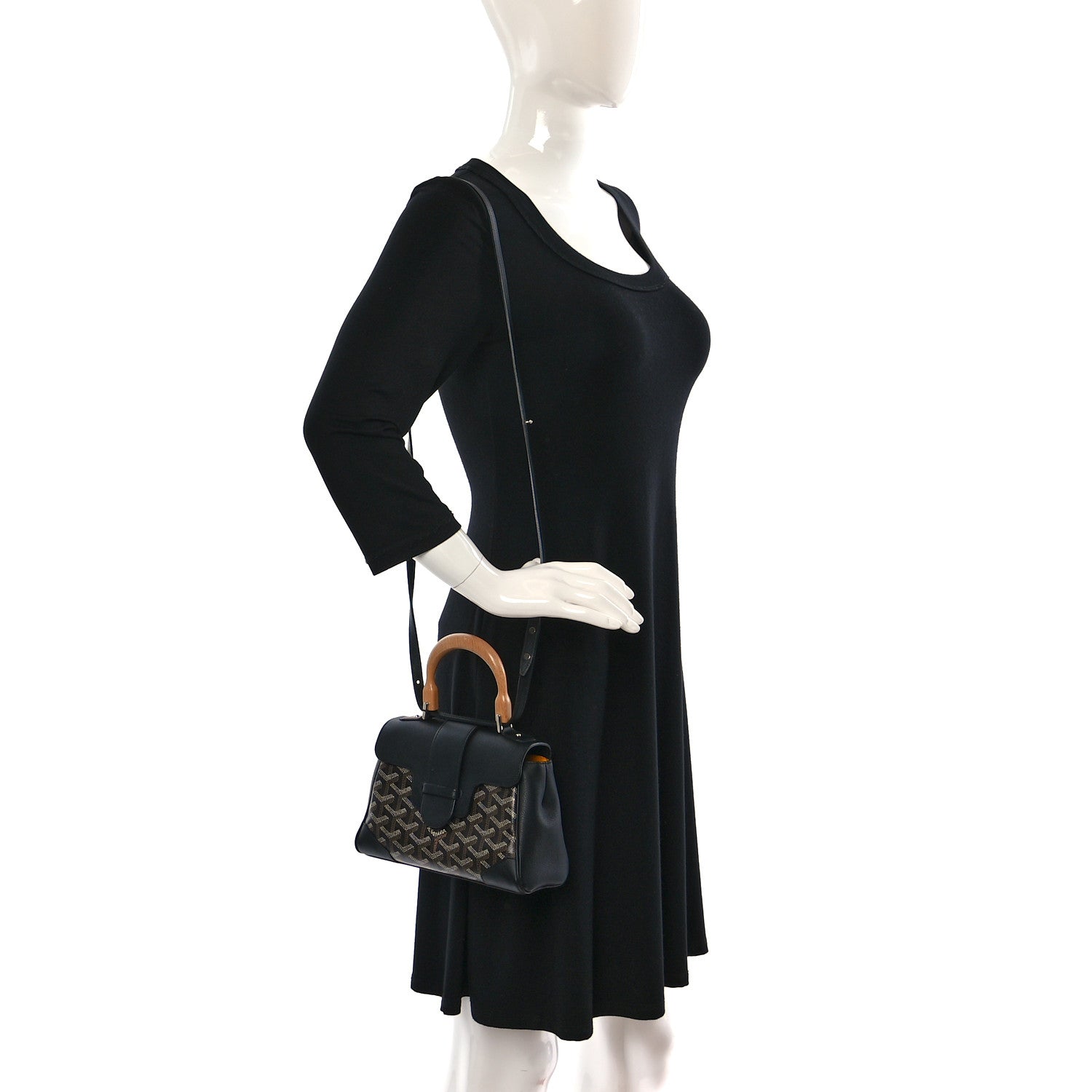 Goyard Goyardine Mini Saigon Black 2 of 8