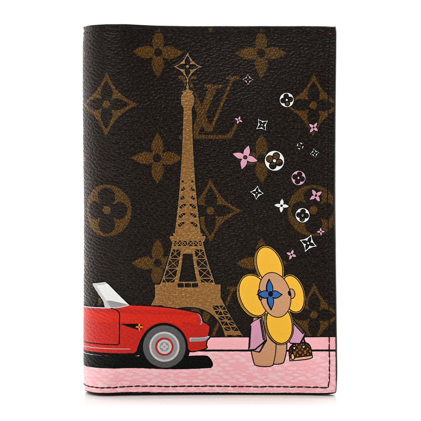 Monogram 2019 Christmas Animation Passport Cover Rouge