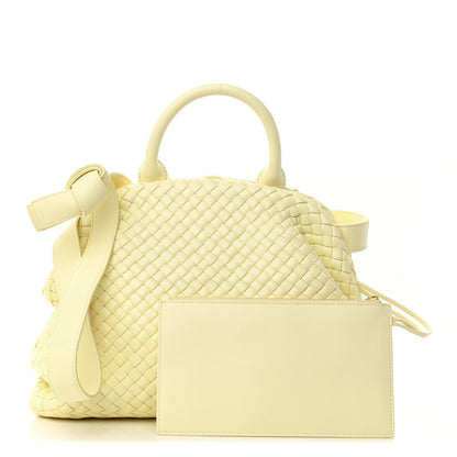 Bottega Veneta Nappa Intrecciato Small Padded The Handle Tote Zest Washed 1 of 13