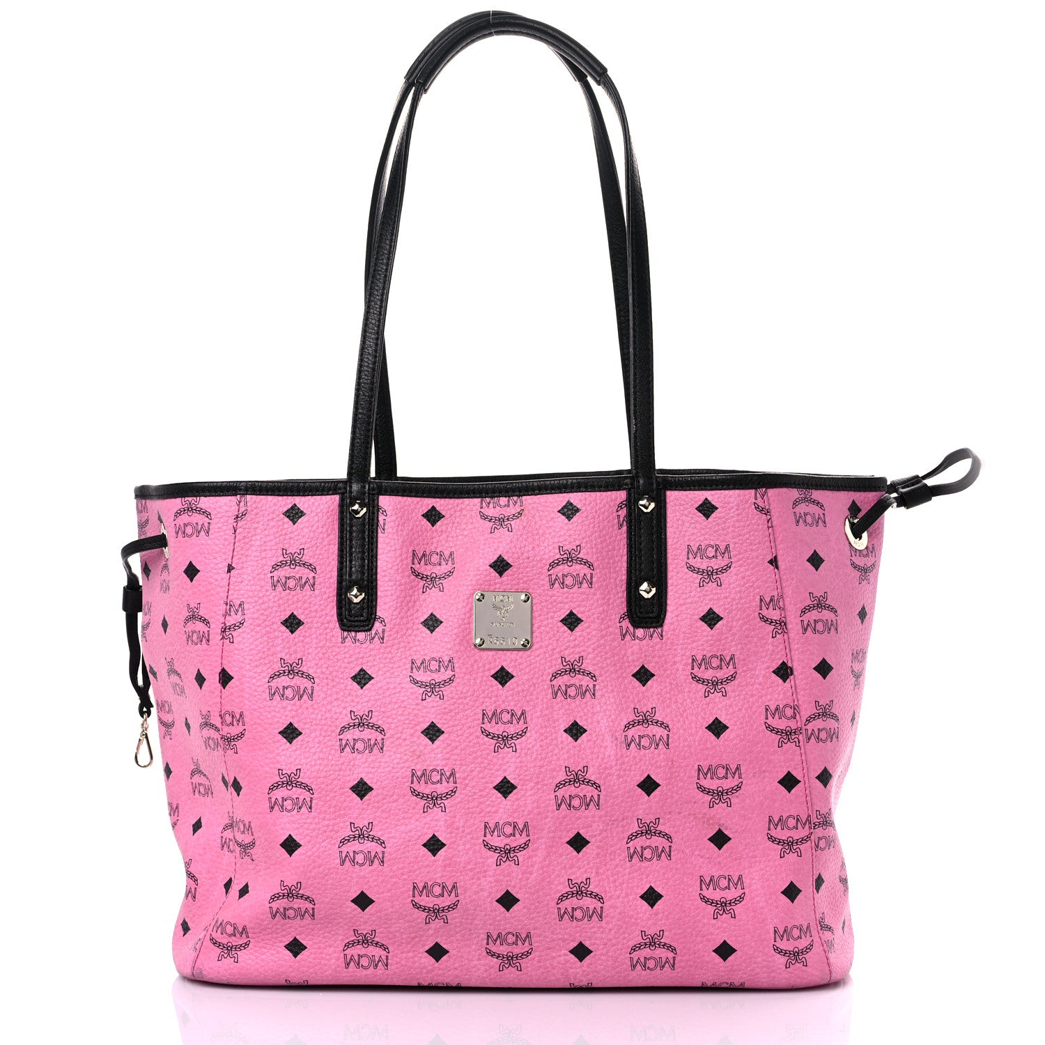 MCM Visetos Medium Liz Reversible Shopper Tote Pink 2 of 21