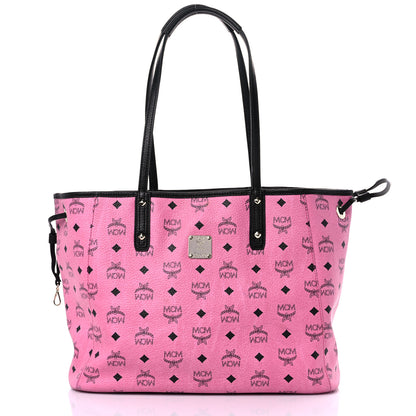 MCM Visetos Medium Liz Reversible Shopper Tote Pink 2 of 21