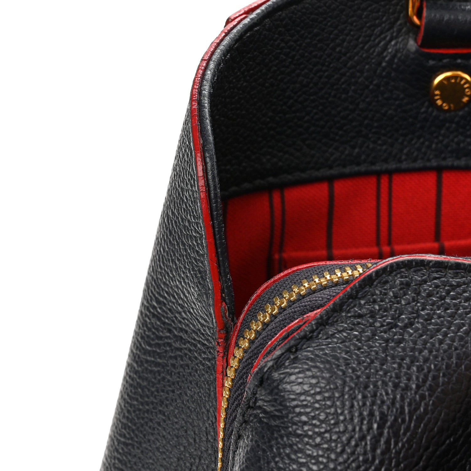 Louis Vuitton Empreinte Montaigne MM Marine Rouge 16 of 16