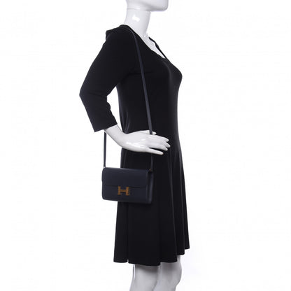 Hermes Evercolor Constance Wallet To Go Bleu Nuit 2 of 10