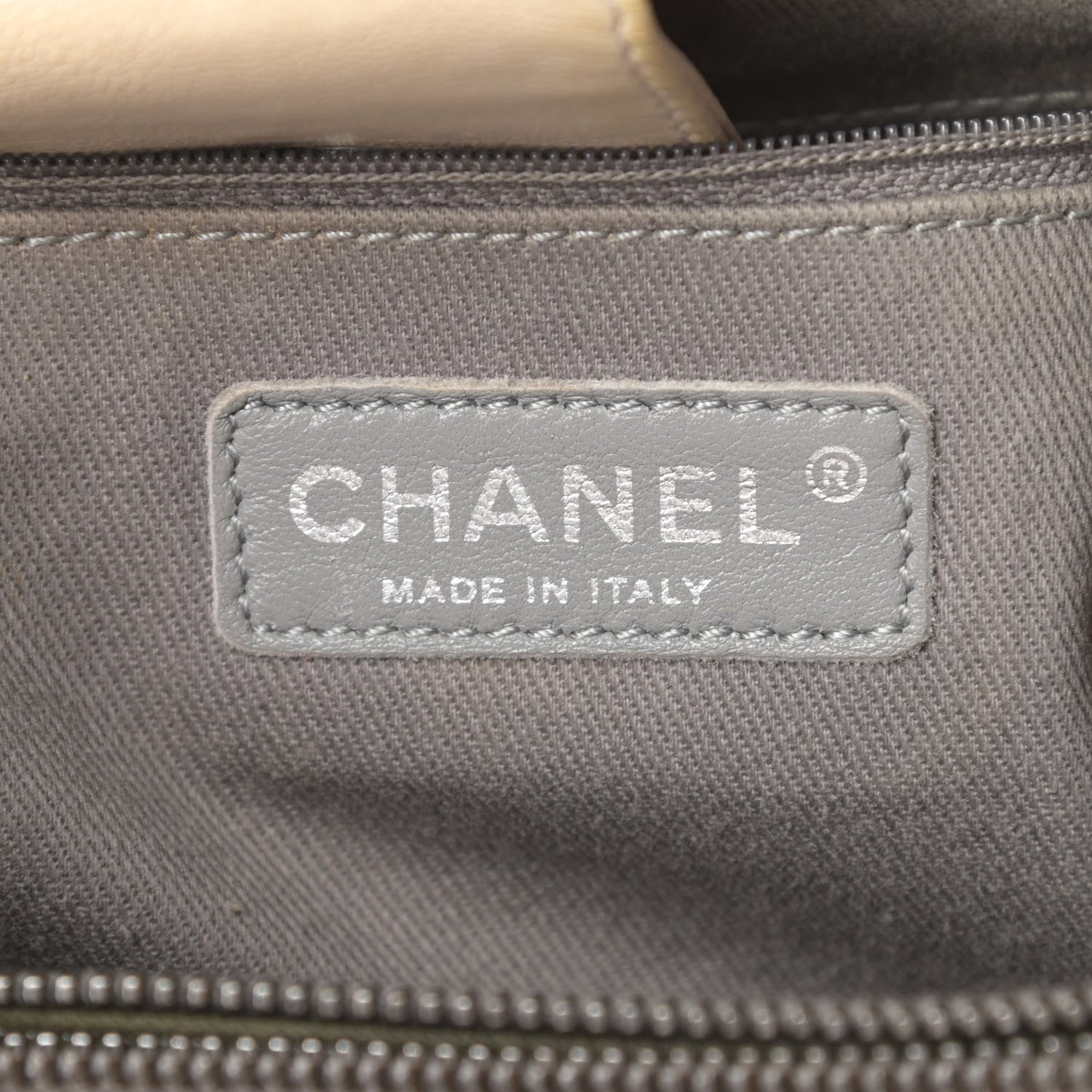 Chanel Calfskin Medium Stitch It Tote Beige 6 of 15
