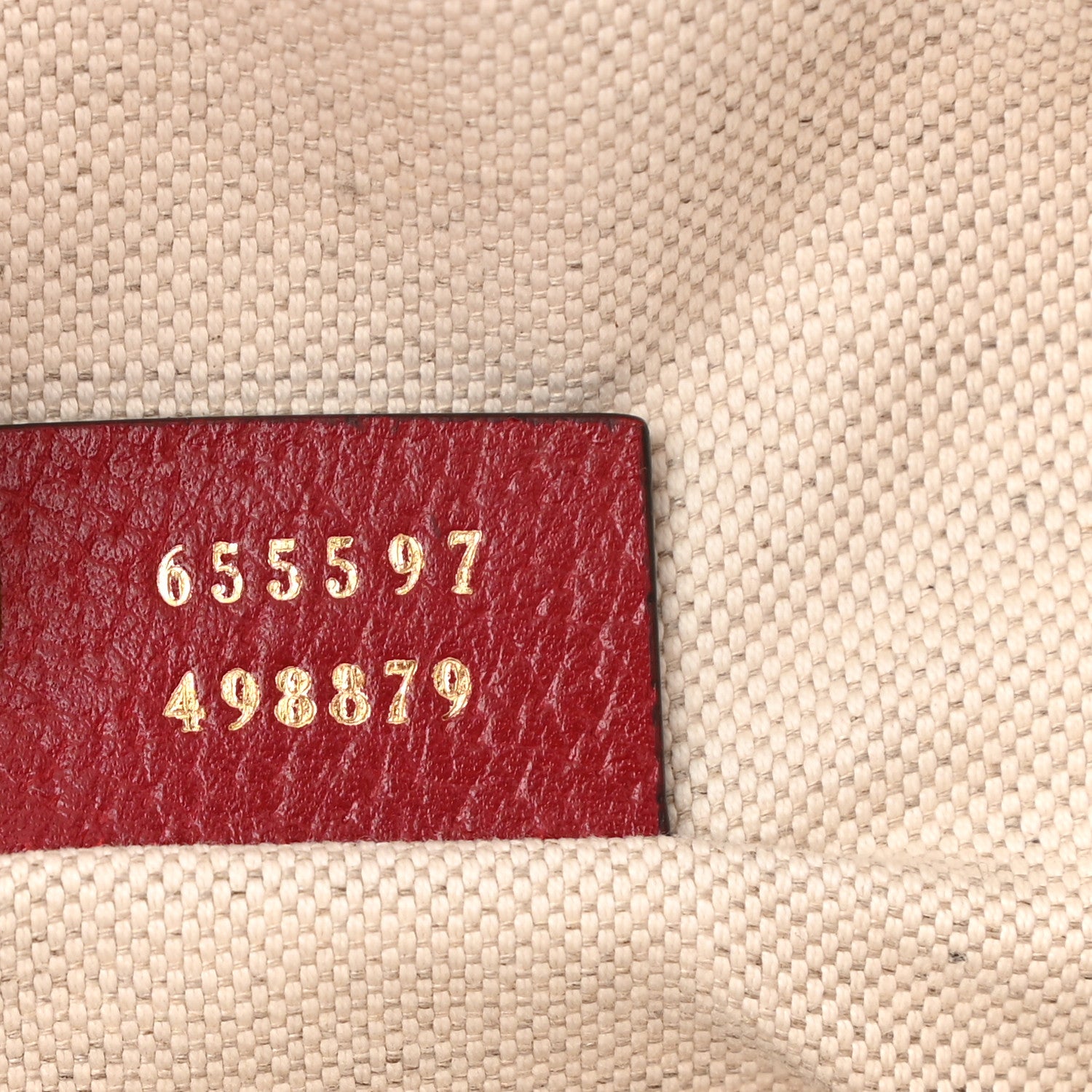 Gucci X DORAEMON Vintage GG Supreme Monogram Small Bucket Bag Beige Cherry Red 7 of 11