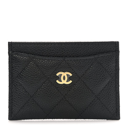 Chanel Caviar Quilted Card Holder Black 1 of 9