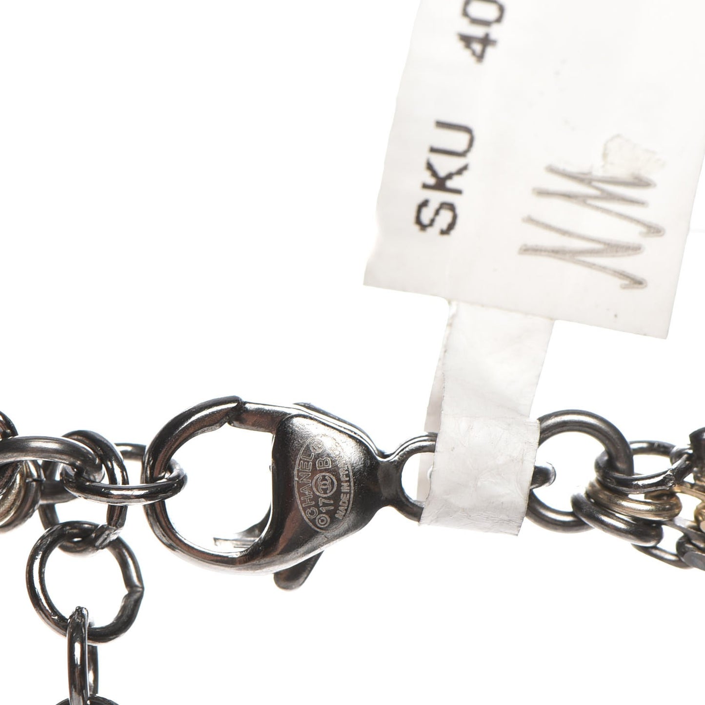 Ruthenium Crystal CC Star Moon Circle Necklace Multicolor