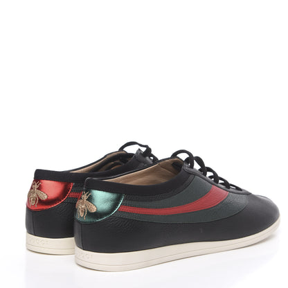 Gucci Calfskin Mens Falacer Sneakers 7 Black 4 of 9