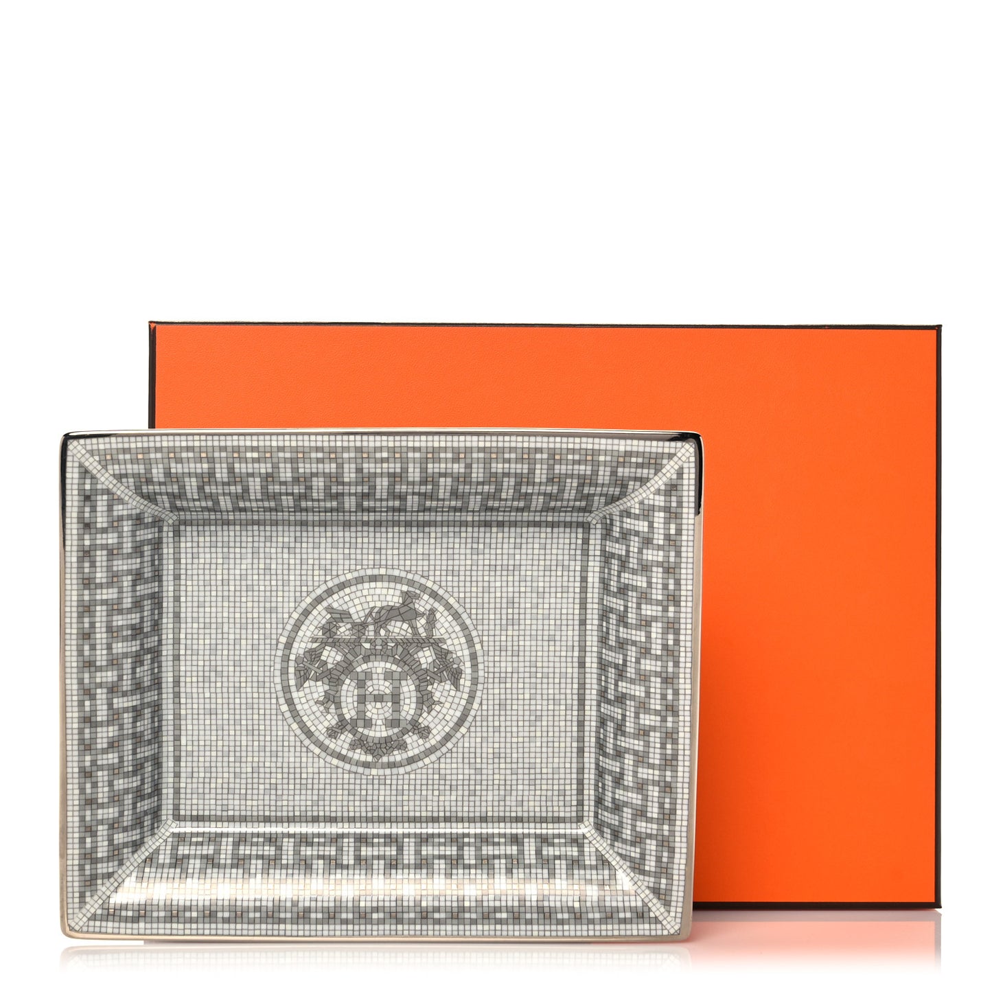 Porcelain Mosaique Au 24 Platine Change Tray