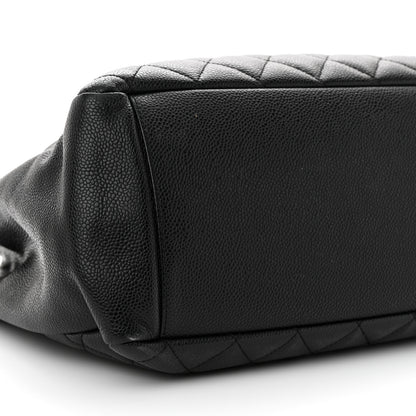 Chanel Caviar Quilted Grand Shopping Tote GST Black 9 of 12