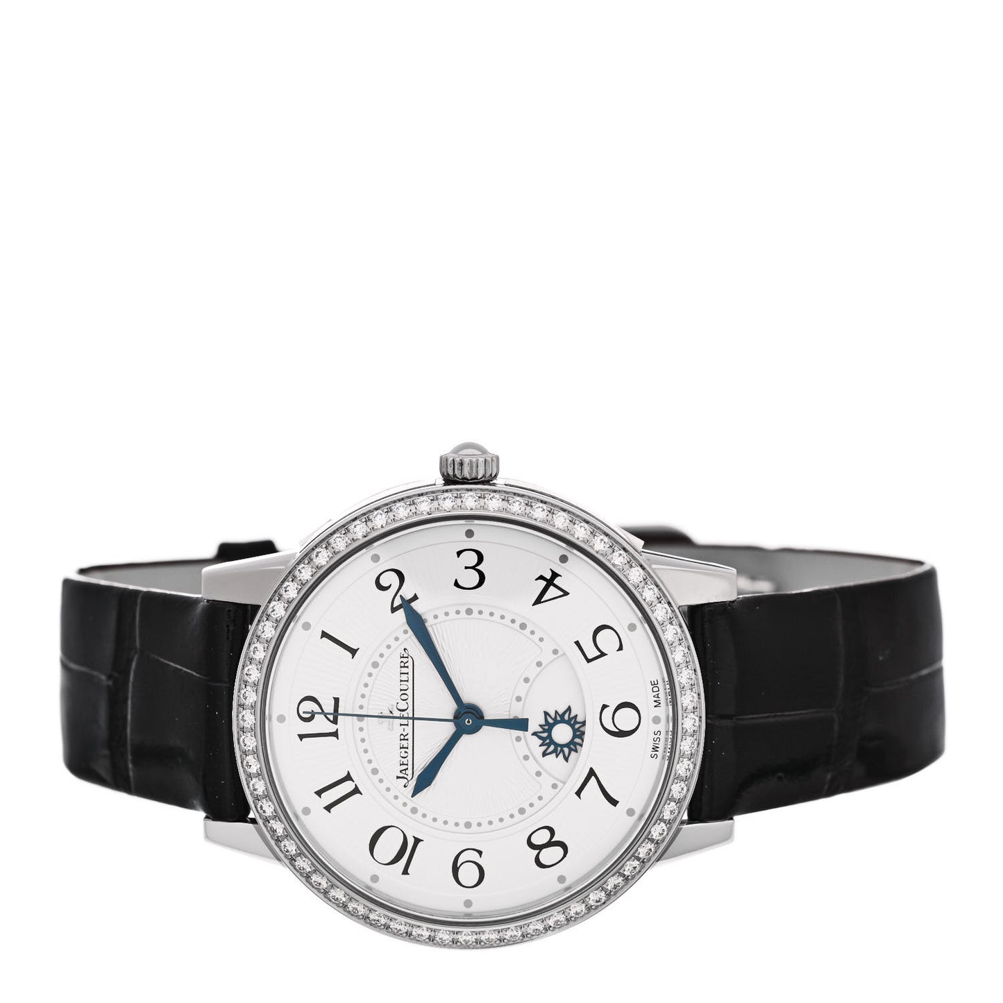 Stainless Steel Alligator Diamond Bezel 34mm Rendez-Vous Classic Day & Night Automatic Watch Q3448430