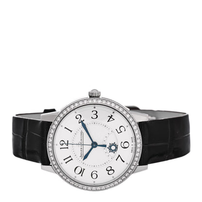 Jaeger-LeCoultre Stainless Steel Alligator Diamond Bezel 34mm Rendez-Vous Classic Day & Night Automatic Watch Q3448430 2 of 5