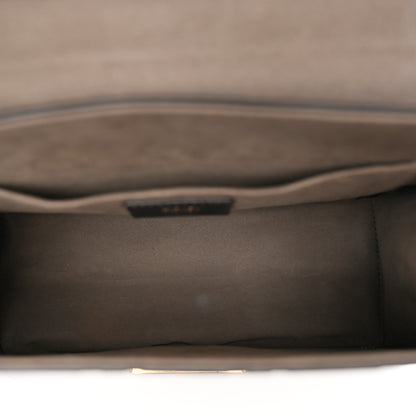 Fendi Vitello Century F is Fendi Bi-Color FF 1974 Embossed Kan I Shoulder Bag Blue 5 of 10