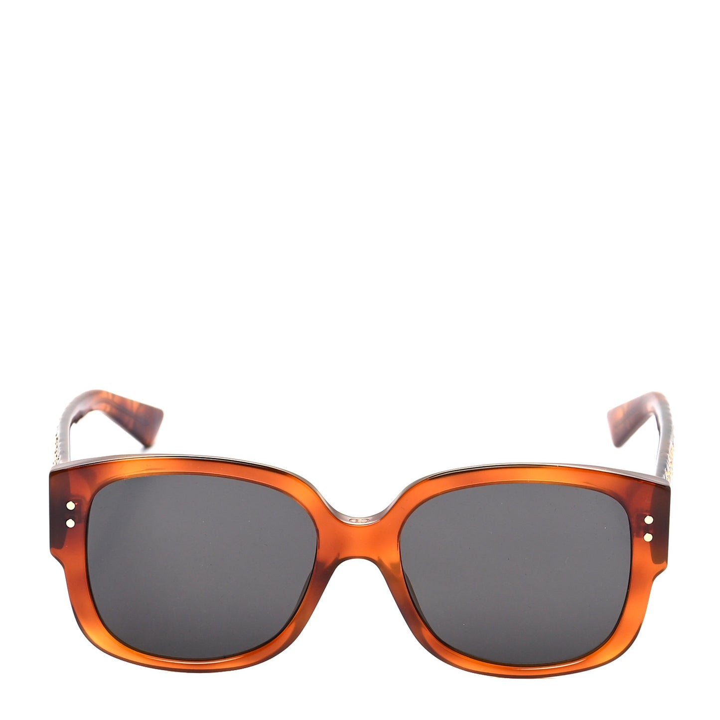 Lady Dior Studs Sunglasses Light Havana Grey