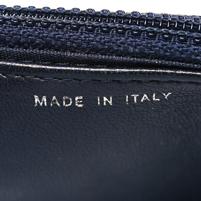 Chanel Lambskin Quilted Boy Wallet On Chain WOC Navy Blue 7 of 16