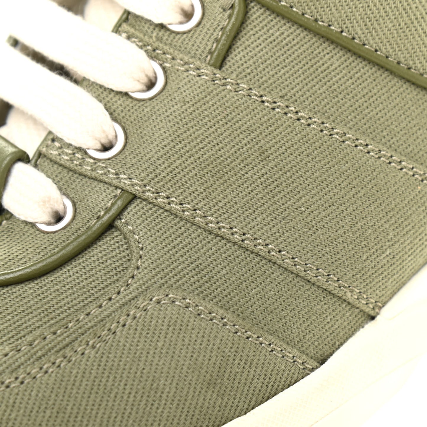 Canvas Womens Sneakers 38.5 Green