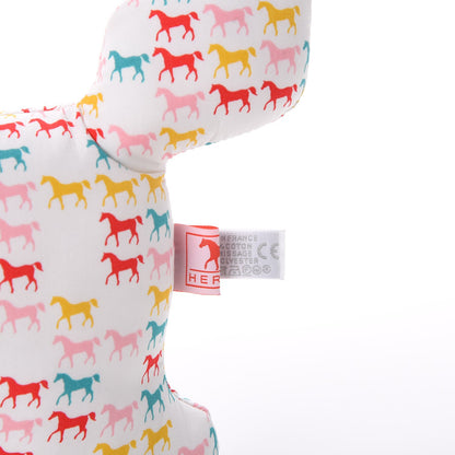Hermes Cotton Large Plush Horse Toy Blanc White 4 of 10