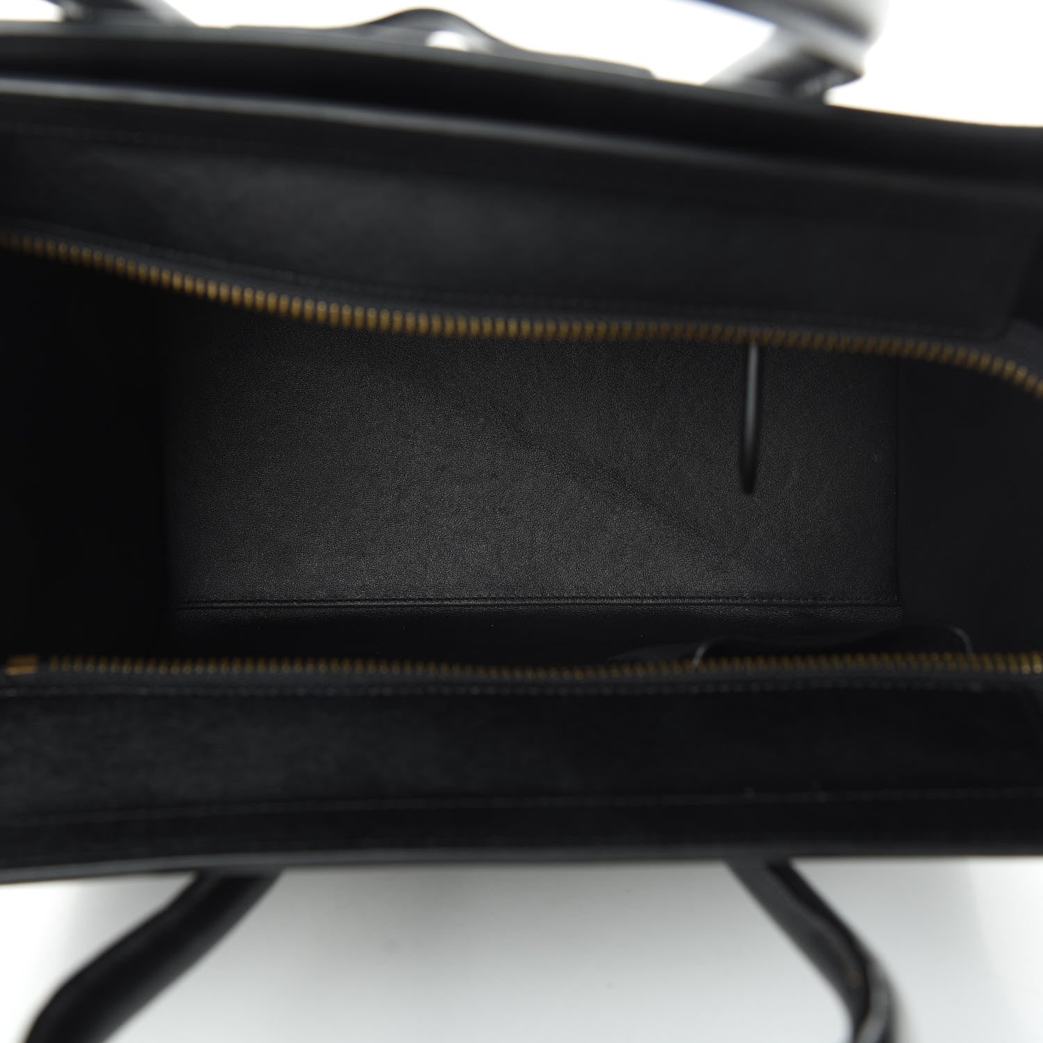 Celine Smooth Calfskin Multicolor Double Stitching Micro Luggage Black 5 of 11