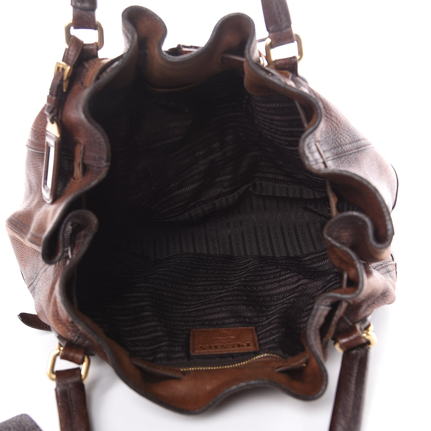 Cervo Antik Drawstring Shopping Bag Bruciato