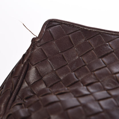 Bottega Veneta Nappa Intrecciato Moire Clutch Ebano 9 of 11