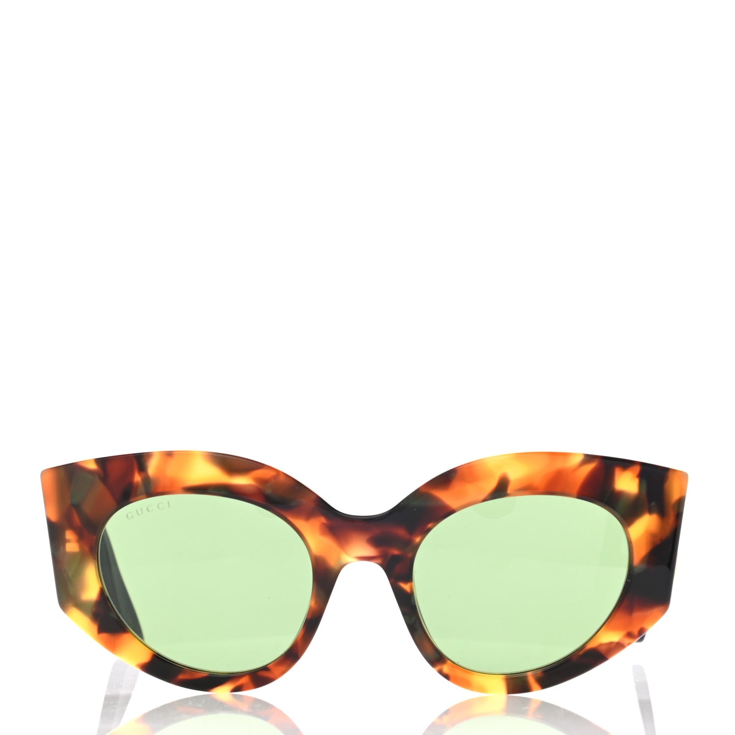 Acetate Oversized Rectangle Frame Web Sunglasses GG 0275/S Tortoiseshell