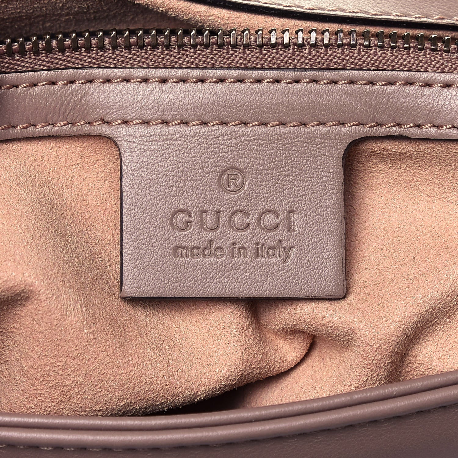 Gucci Calfskin Matelasse Medium GG Marmont Top Handle Shoulder Bag Porcelain Rose 6 of 14