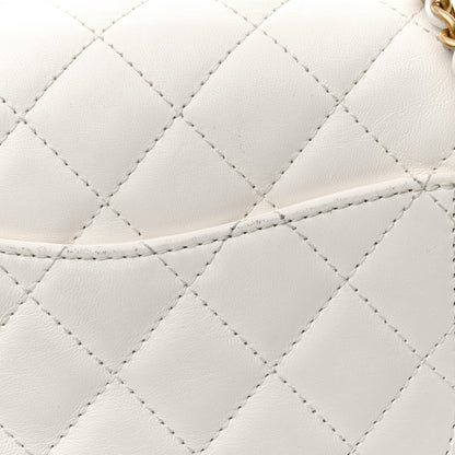 Chanel Lambskin Quilted Mini Pearl Crush Flap White 11 of 13
