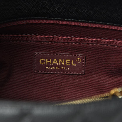 Chanel Caviar Quilted Medium Coco Handle Flap Black 6 of 11