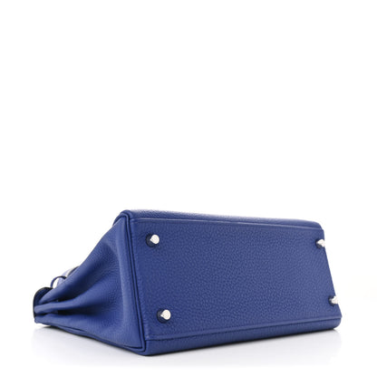 Hermes Togo Kelly Retourne 28 Bleu Electrique 4 of 11