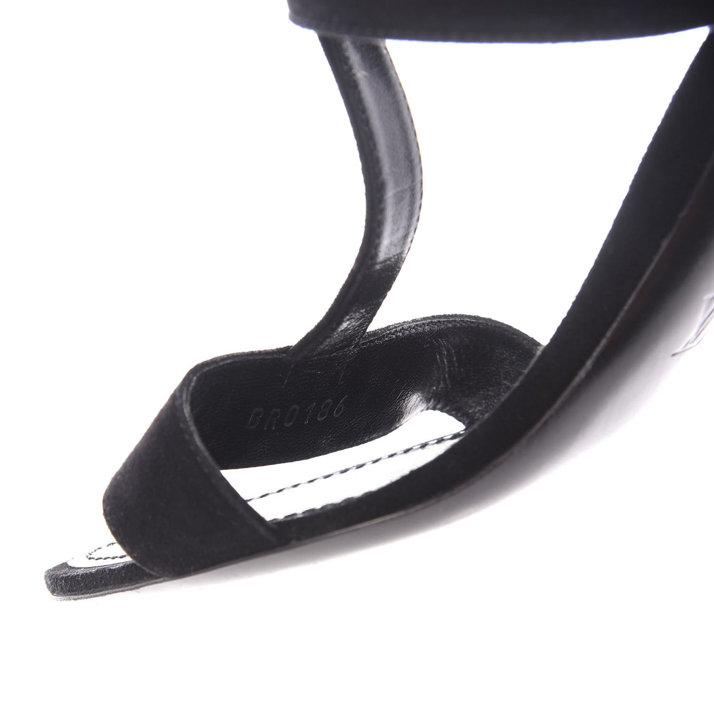 Suede Bahiana Sandals 39 Black