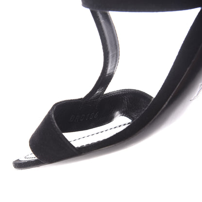 Louis Vuitton Suede Bahiana Sandals 39 Black 10 of 10