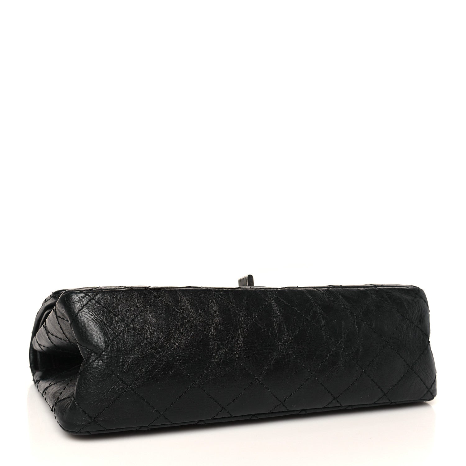 Chanel Aged Calfskin Quilted 2.55 Reissue 225 Flap Black 4 of 9