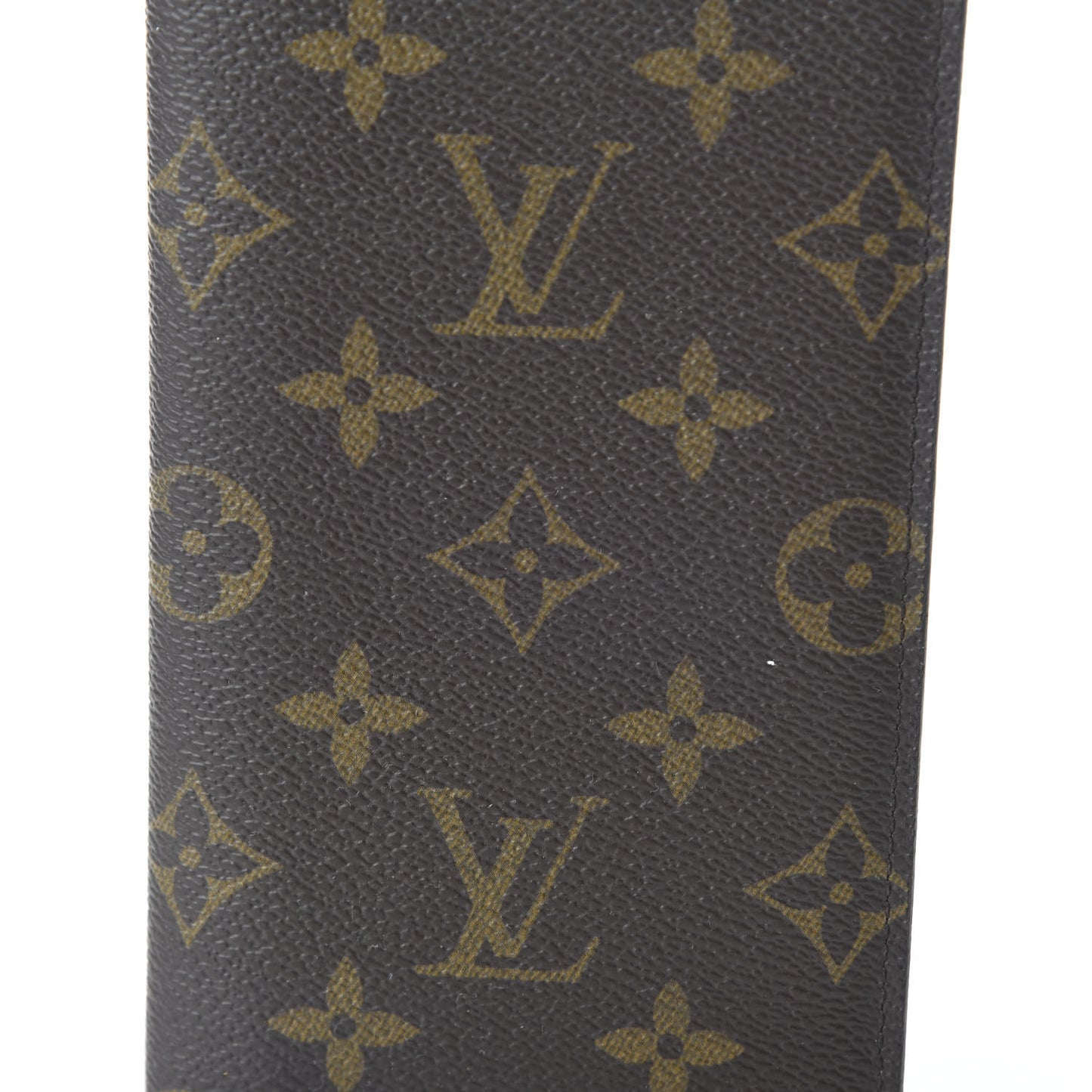 Monogram Checkbook Holder Case Wallet