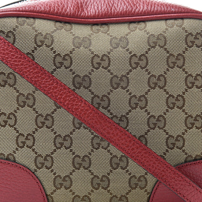 Gucci Monogram Mini Bree Messenger Bag Red 8 of 11