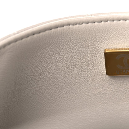 Chanel Lambskin Quilted Mini Rectangular Flap White 7 of 12