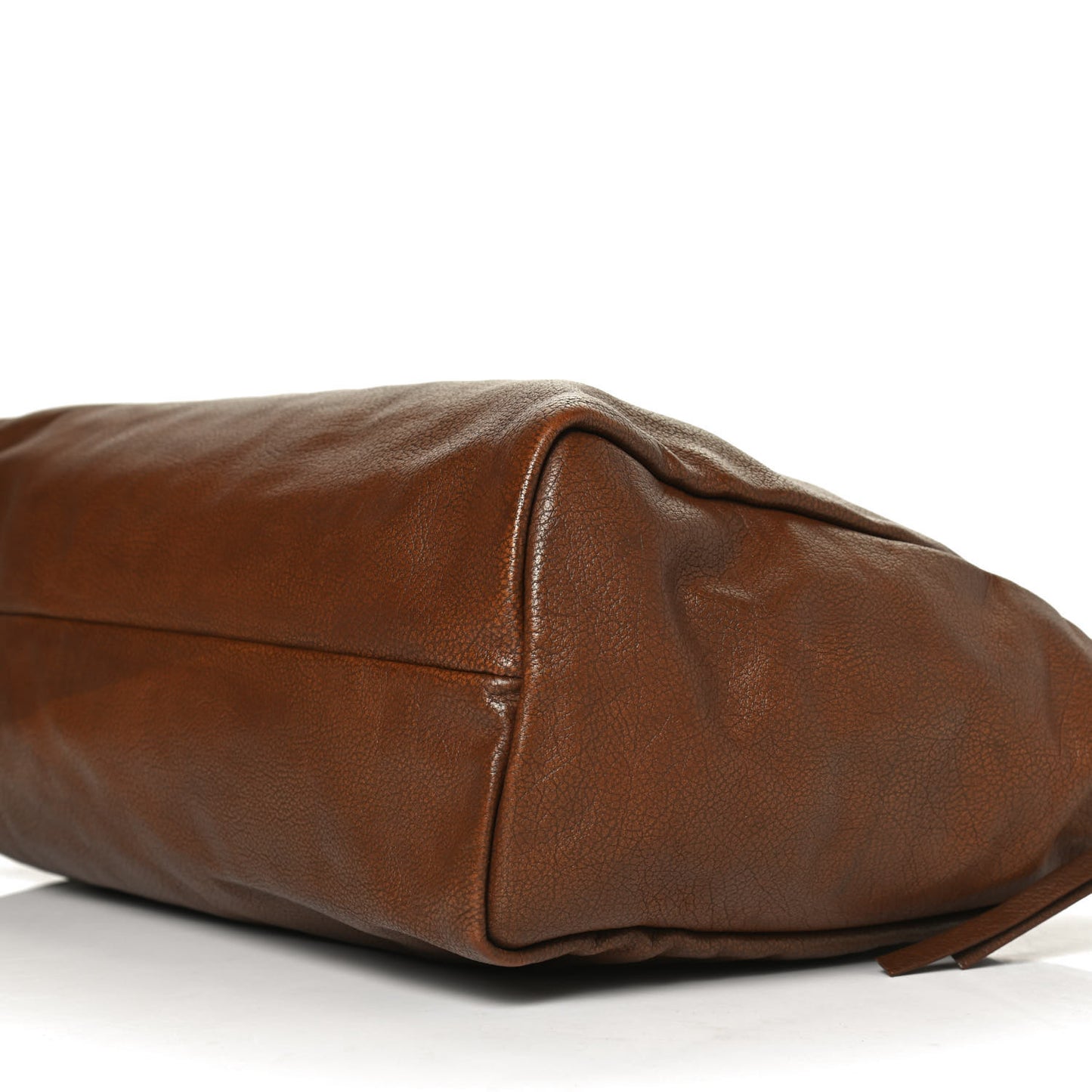 Vitello Daino Top Handle Tote Brown