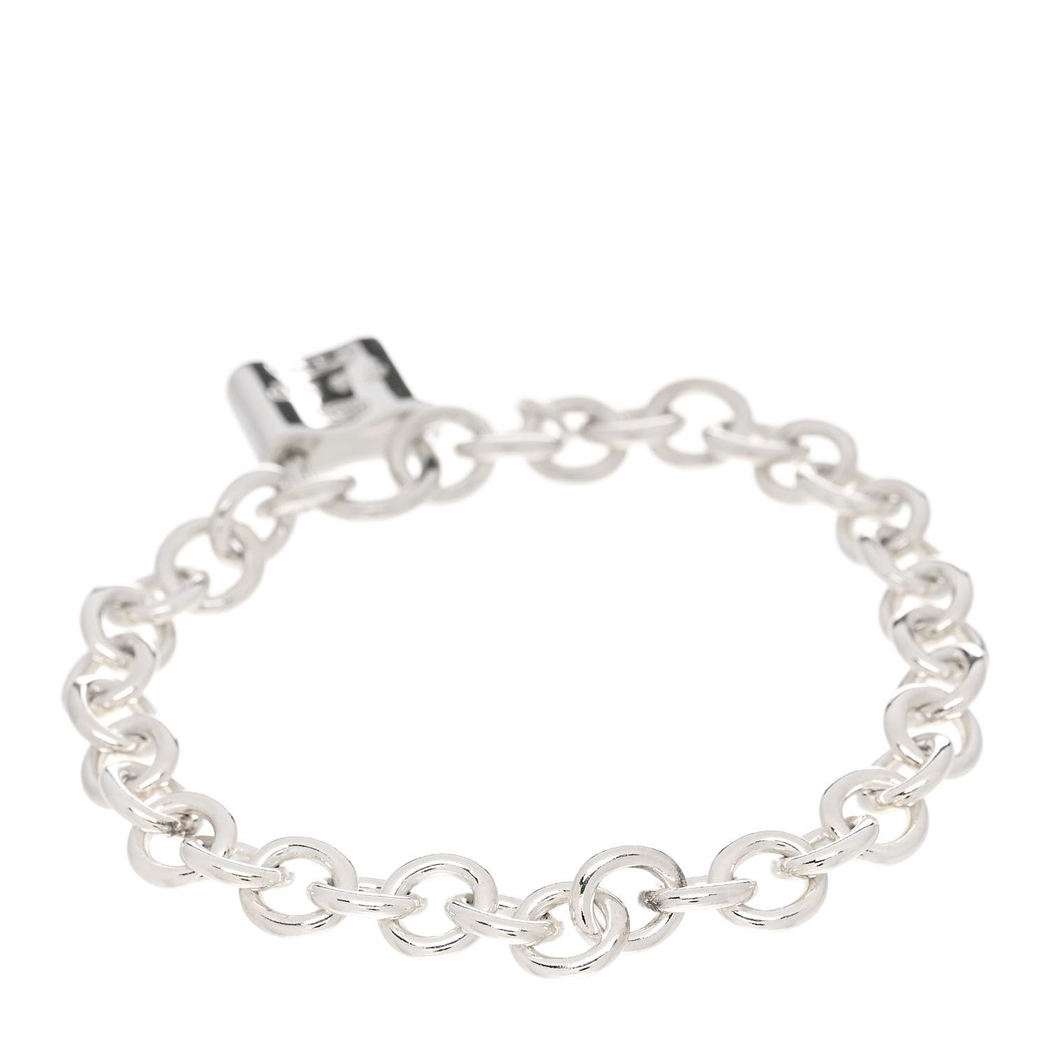 Tiffany Sterling Silver 1837 Lock Charm Bracelet 2 of 4